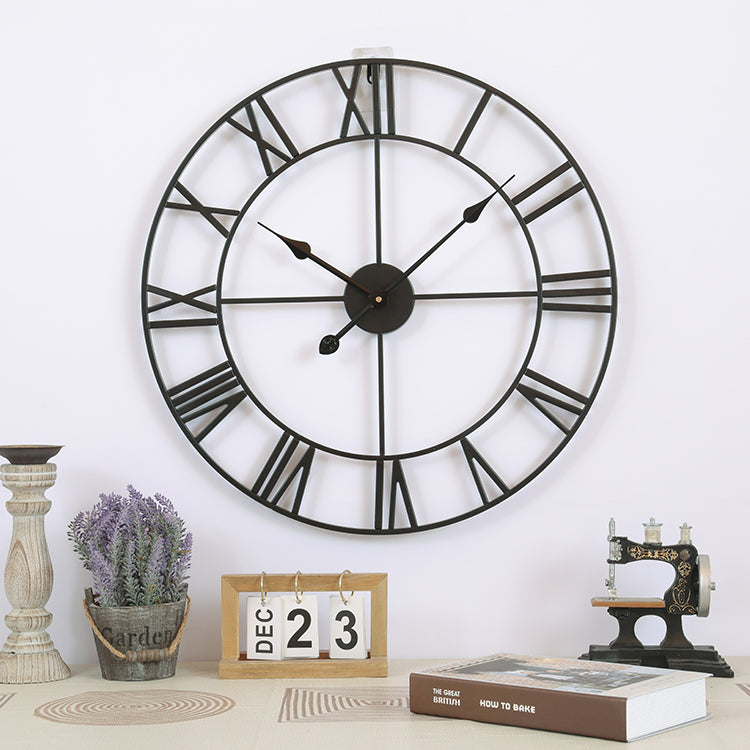 Classic Roman Numeral Decorative Wall Clock