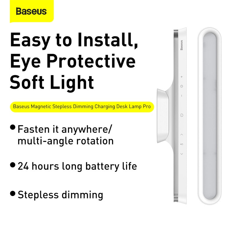 Baseus Magnetic Stepless Dimming Charging LED Desk Lamp Pro