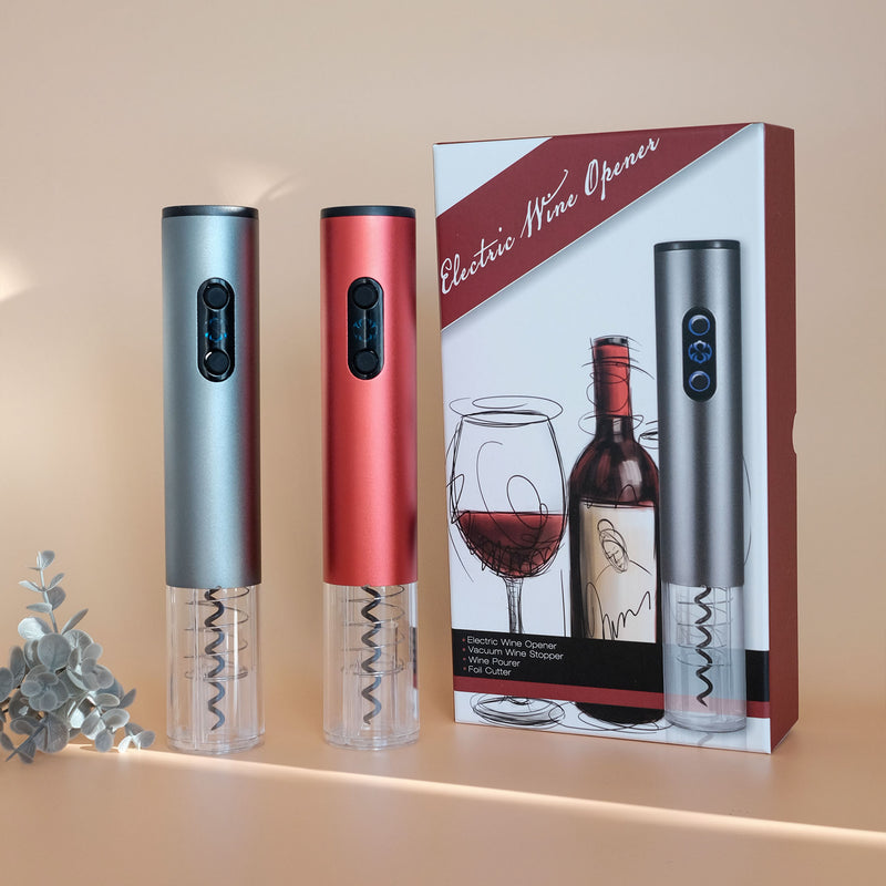 Electric Wine Opener & Accessories Set
