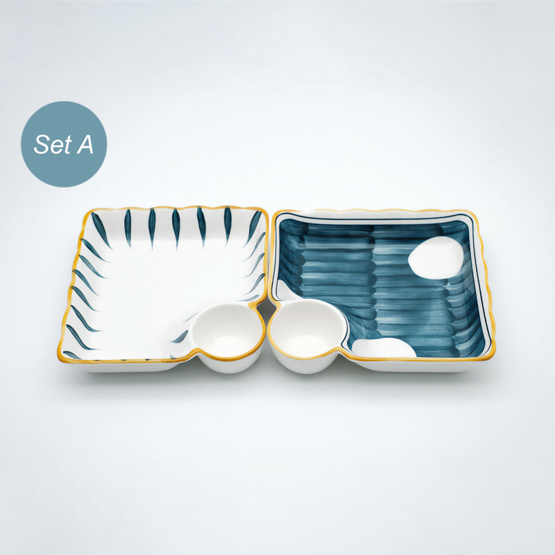 Twin Japanese Style Party Plate Set