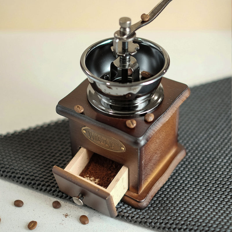 Vintage Coffee Grinder & French Press